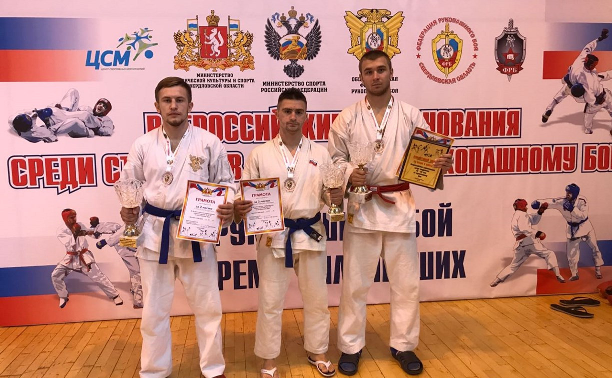 Тульские рукопашники завоевали медали на турнире в Екатеринбурге