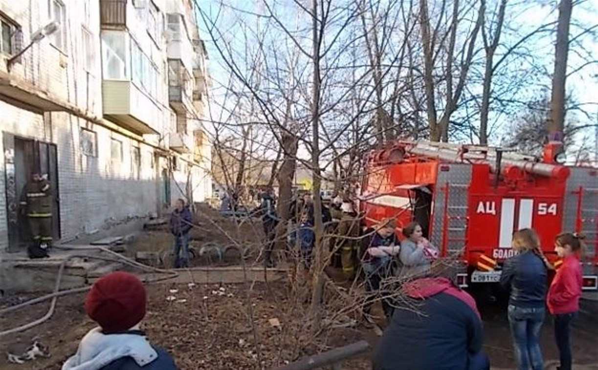 На пожаре в Болохово погибли две маленькие девочки