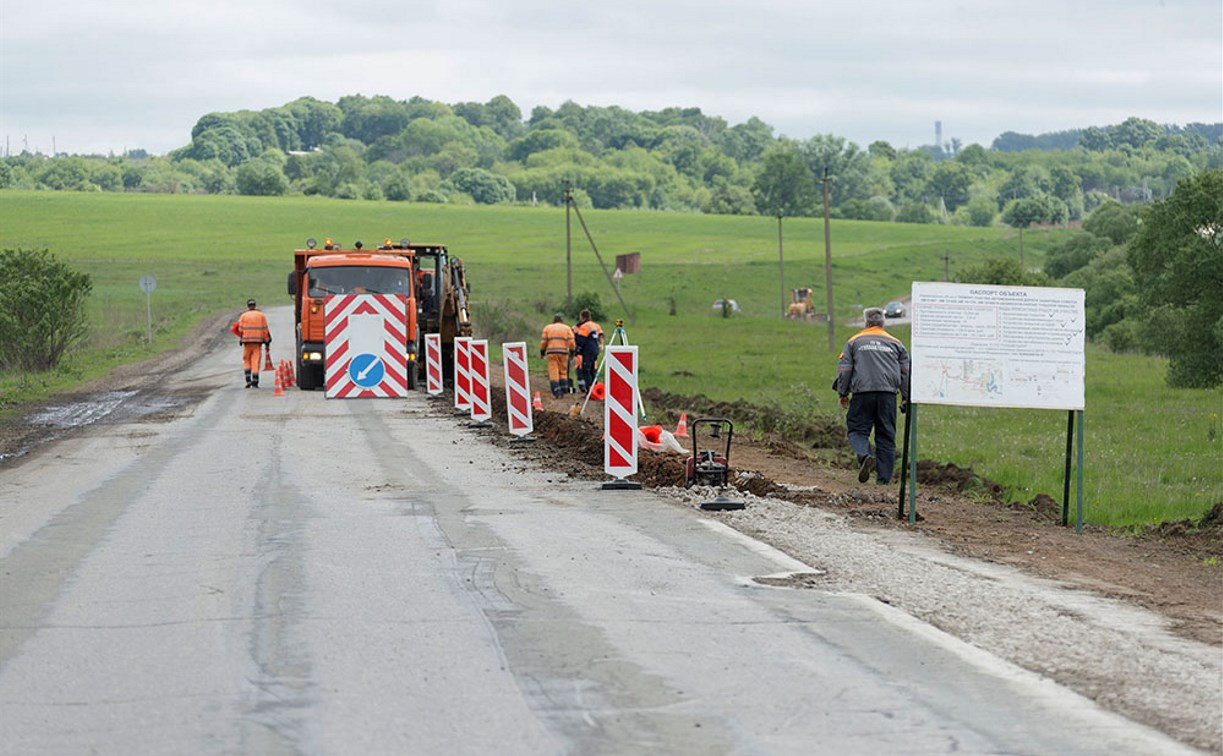 За сезон в Тульской области планируется отремонтировать 115 км дорог