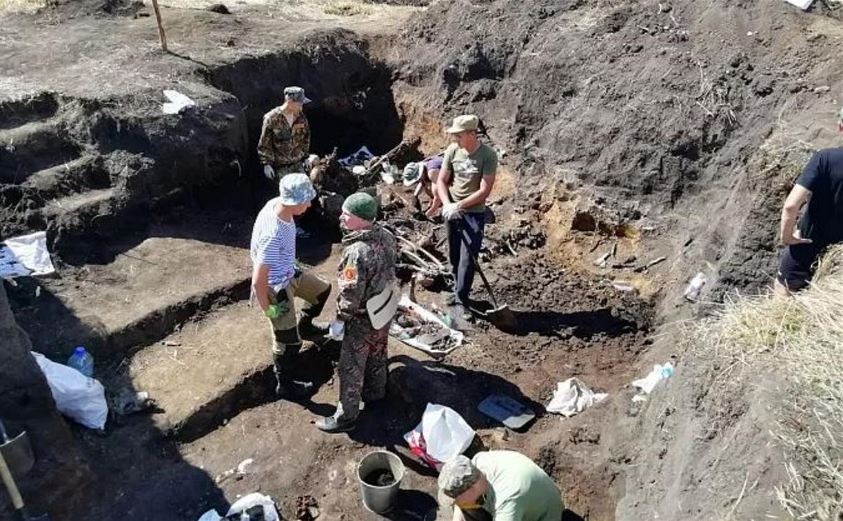 В Тульской области поисковики обнаружили останки 122 солдат