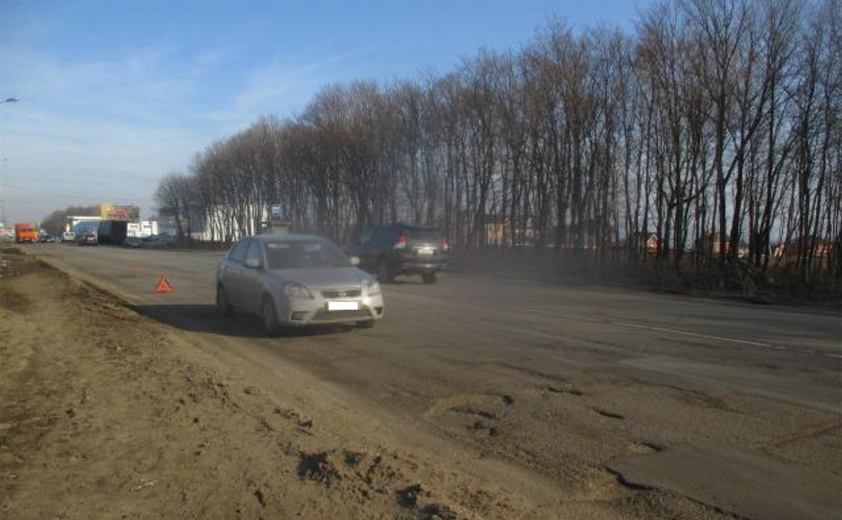 В Туле на Новомосковском шоссе автомобиль «Киа» сбил пенсионерку