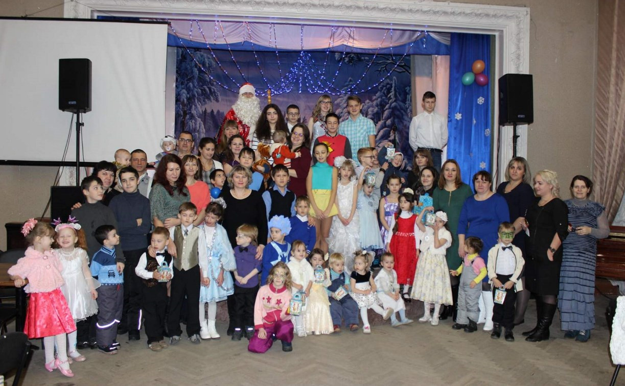 В Щёкино прошла новогодняя ёлка для многодетных семей