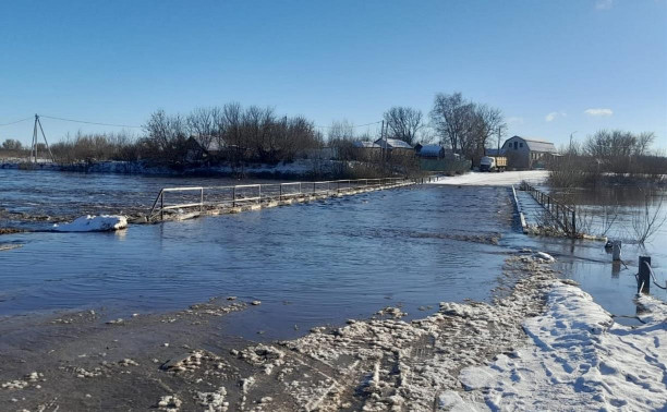В Ефремовском районе из-за паводка уровень воды поднялся на 1,3 метра