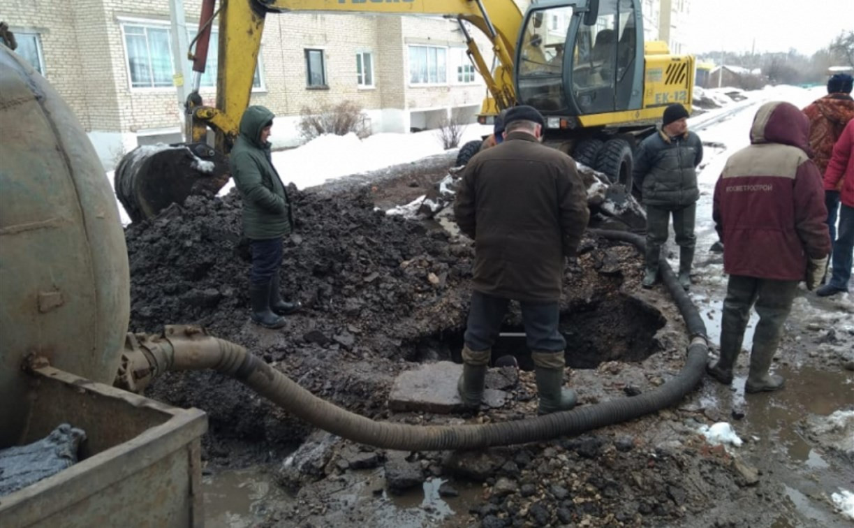 В Кимовске более 1400 домов остались без воды