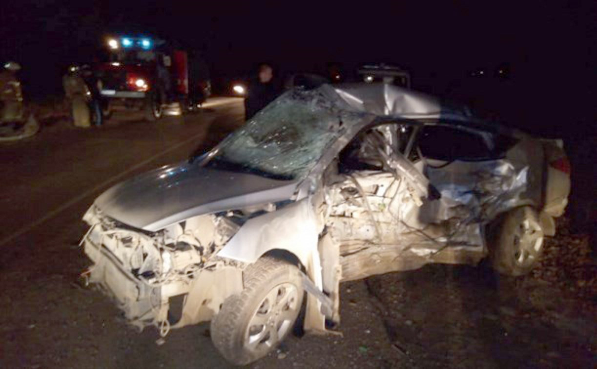 В Тульской области в лобовом столкновении погибли оба водителя