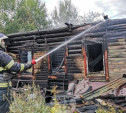 В деревне рядом с поселком Рассвет сгорел частный дом