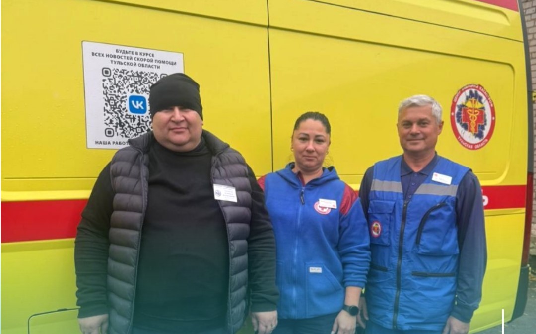 Тульские медики реанимировали пациента с острым коронарным синдромом