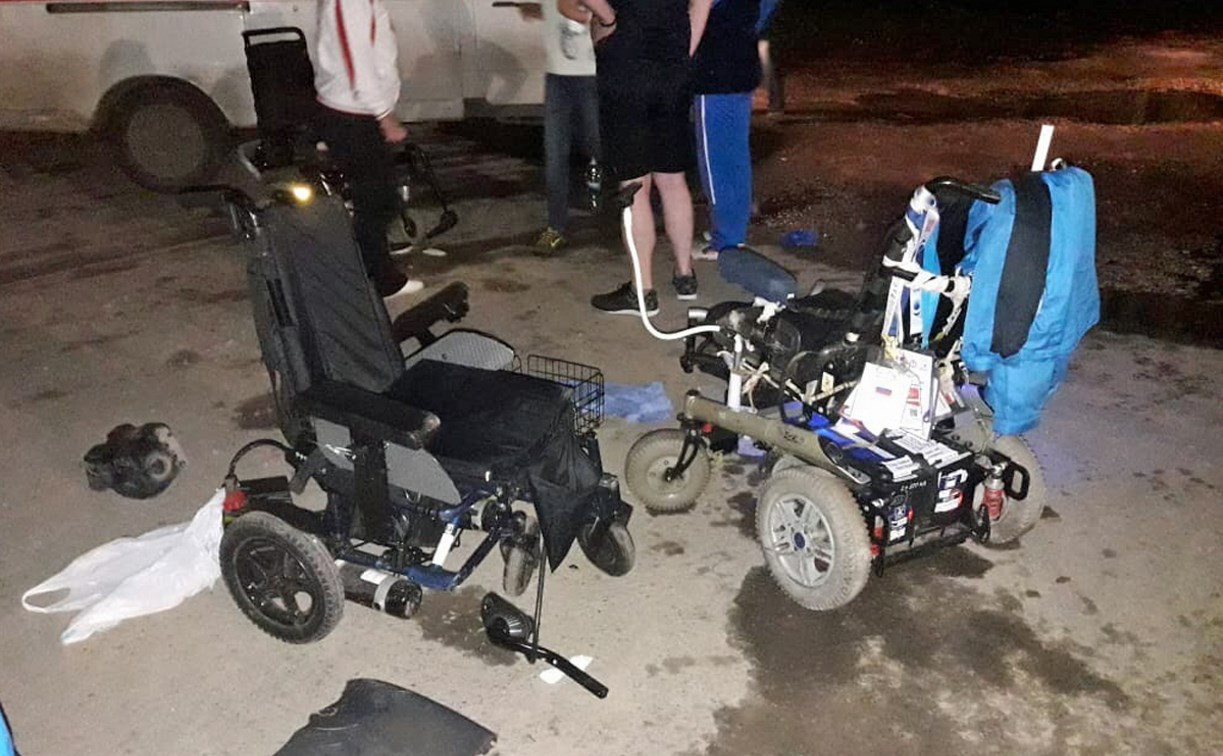 В Тульской области водитель сбил трех паралимпийцев на колясках и скрылся