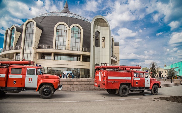 Тульские пожарные провели учения в Музее оружия