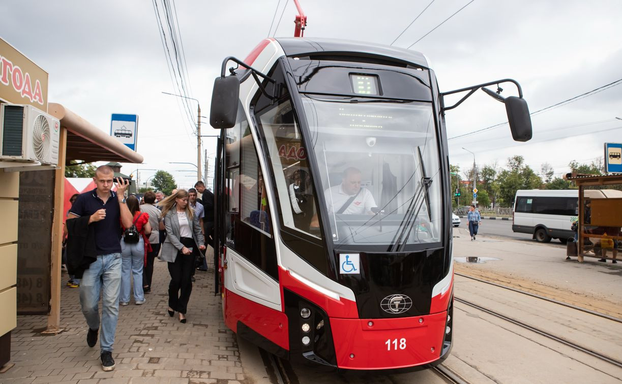 Новые трамваи «Львята» вышли на тульские улицы: репортаж