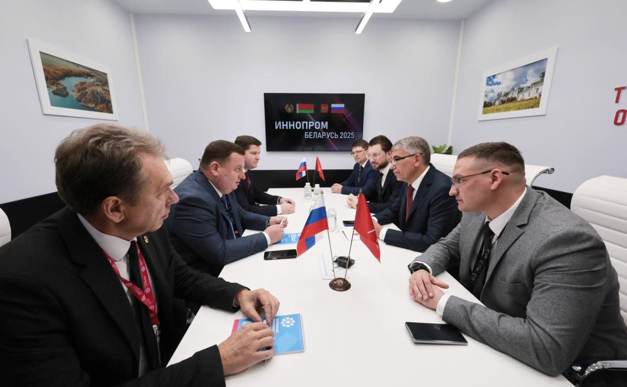 «ИННОПРОМ. Беларусь»: Дмитрий Миляев встретился с Дмитрием Пантусом