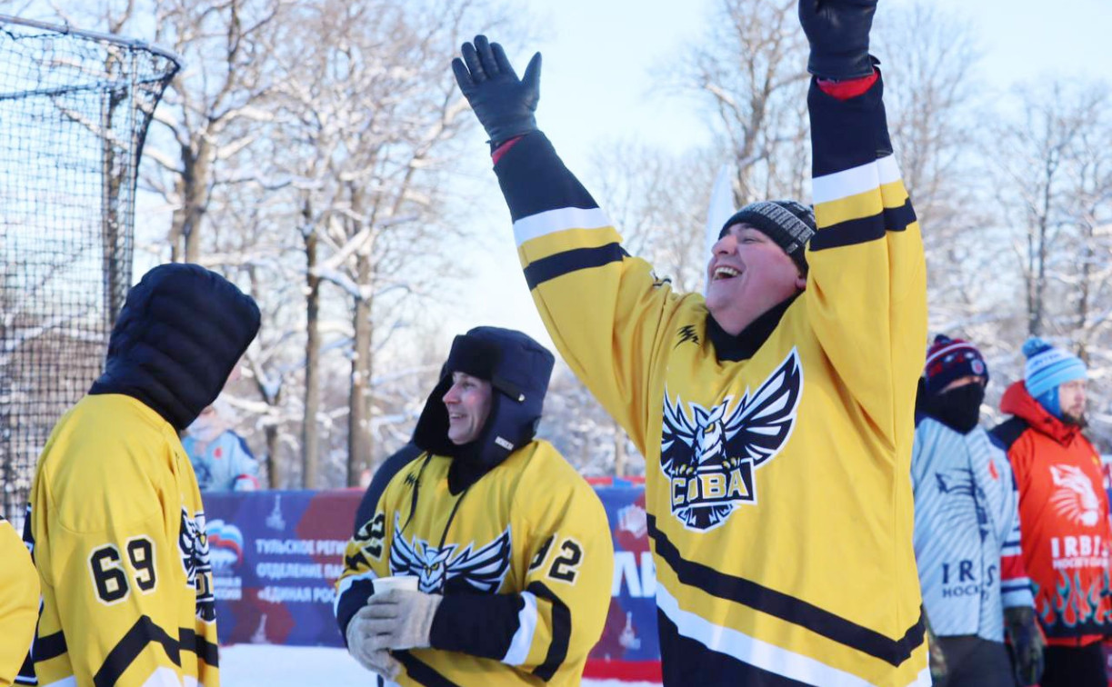 В Туле прошел фестиваль по хоккею в валенках