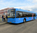 В Туле на маршрут вышли московские автобусы
