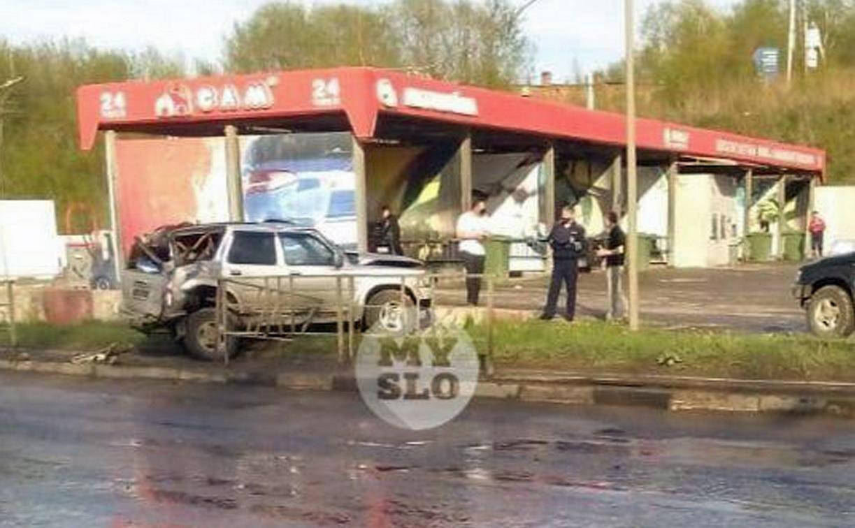 В Туле фура жестко «догнала» внедорожник