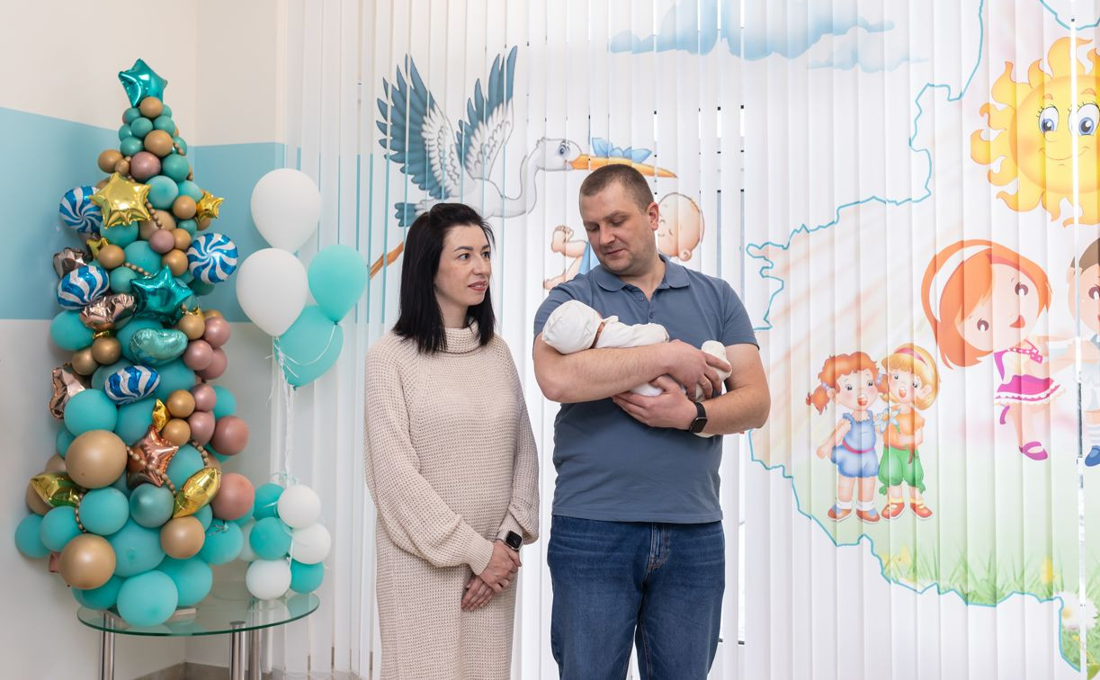 В Тульском областном перинатальном центре состоялась торжественная выписка первого новорожденного 2024 года