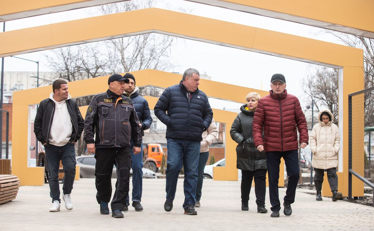 Илья Беспалов проинспектировал состояние общественных пространств Тулы после зимы