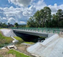 В Ленинском завершили реконструкцию моста через реку Волоть