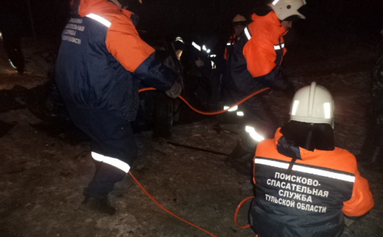В Щекинском районе 8 человек пострадали при столкновении легковушки с маршруткой