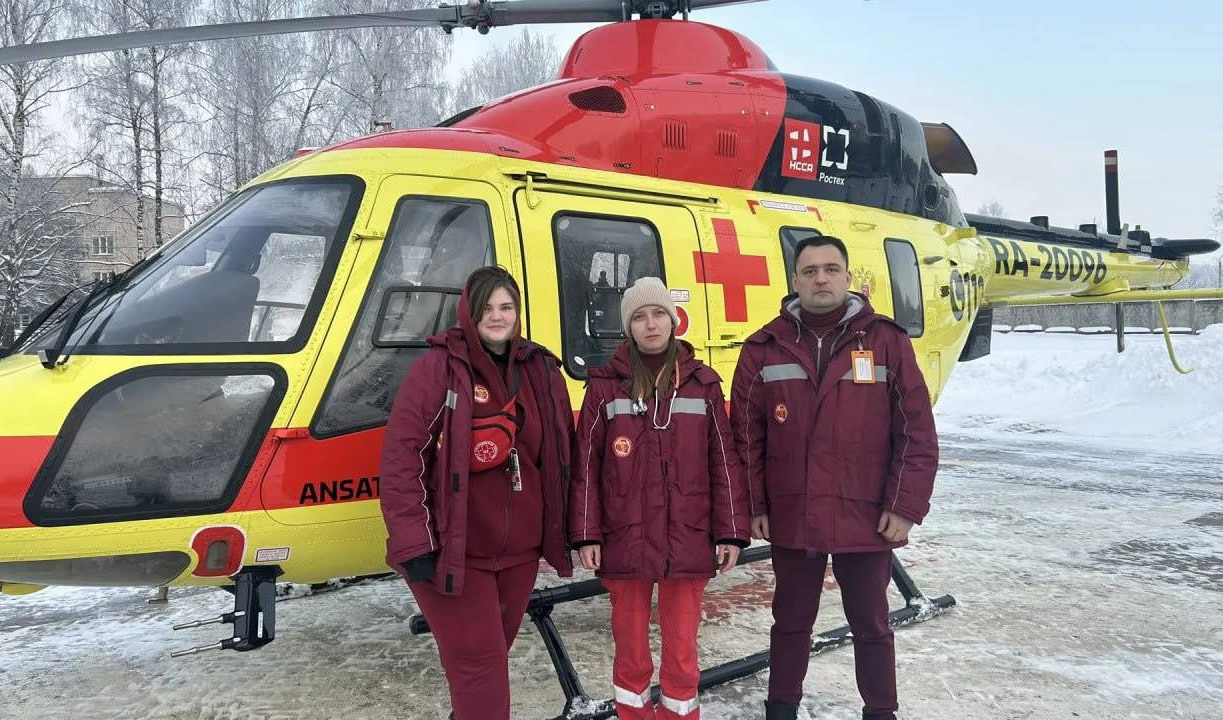 Тульская санавиация спасла жизнь 76-летней пациентке с острым коронарным синдромом