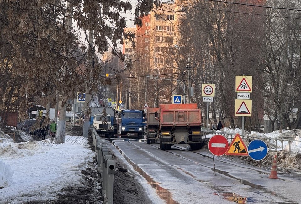 После публикации Myslo дорогу на ул. Галкина начали ремонтировать