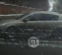 Момент аварии с вылетевшей на тротуар иномаркой в Туле попал на видео
