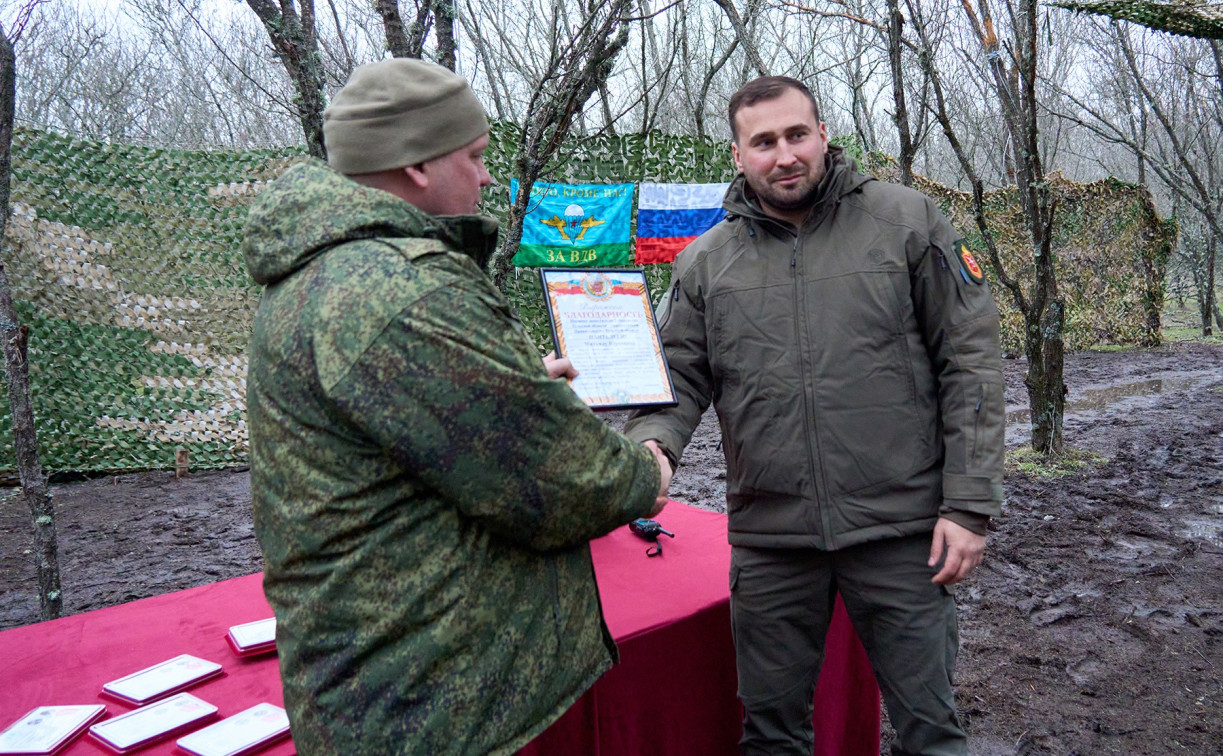 Тульским военнослужащим передали подарки к Дню защитника Отечества