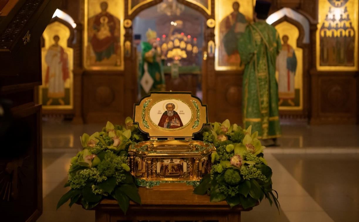 В Тулу прибыл ковчег с мощами преподобного Сергия Радонежского: фоторепортаж
