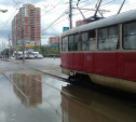 В Туле из-за непогоды трамваи ходят по измененному маршруту