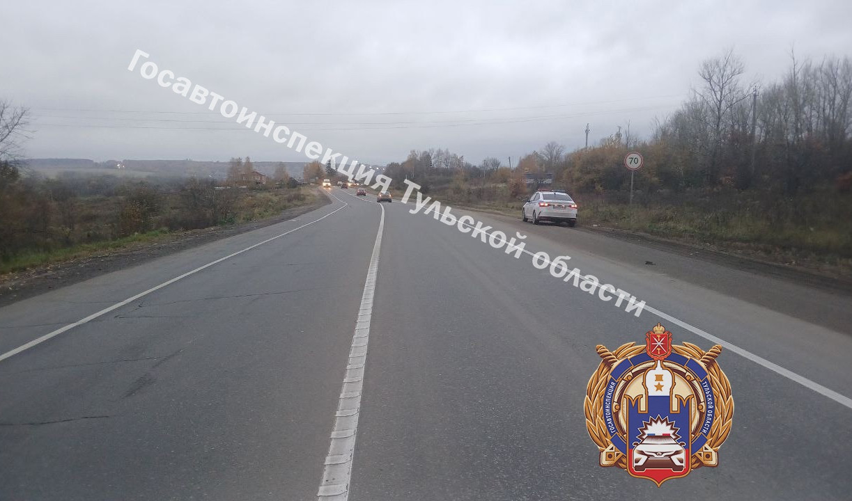 В Киреевском районе Mercedes насмерть снес пешехода на трассе 