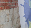 Стену Тульского кремля очистили от надписи вандала