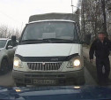 «Накажи автохама»: на ул. Бондаренко сняли нецензурное противостояние грузовика и легковушки