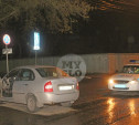 Погоня в Туле: уходя от ДПС, пьяный водитель врезался в фонарный столб