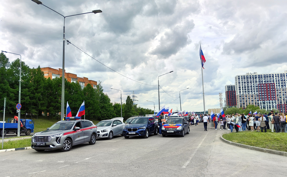 Тульские росгвардейцы возглавили автопробег, посвященный Дню России