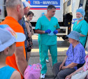 Мобильная поликлиника из Тульской области работает в Мариуполе