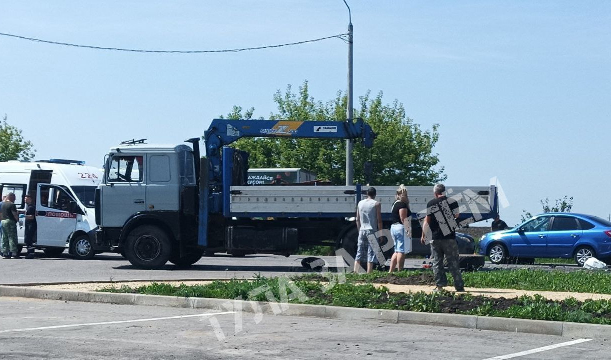 Автовышка задавила мотоциклиста под Киреевском