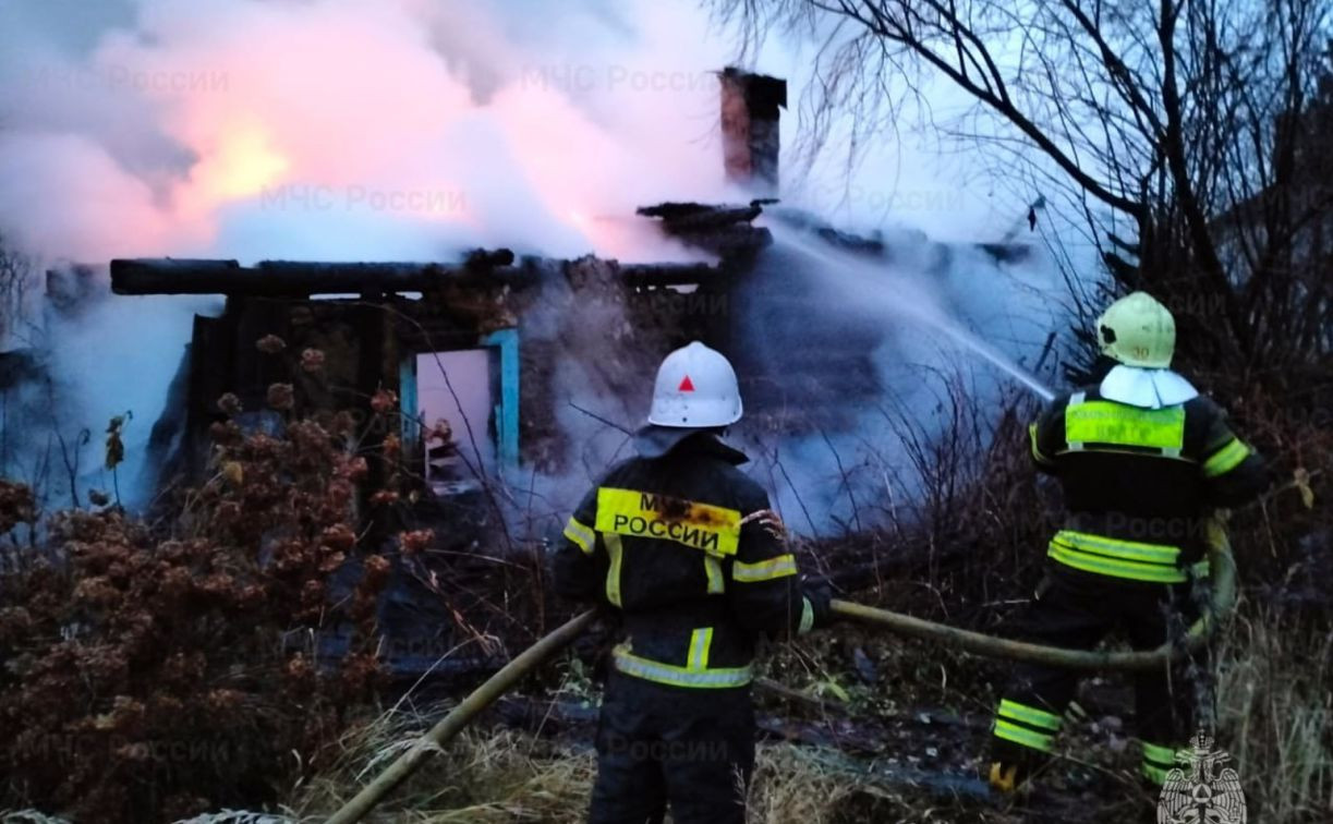 На пожаре в Узловском районе погибла 85-летняя женщина