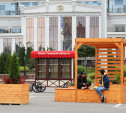 В Туле на площади Ленина установили парклеты