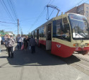 На отремонтированном участке проспекта Ленина пустили трамваи