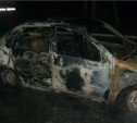 В Ленинском районе ночью сгорел автомобиль