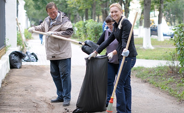 На общегородском субботнике лучше всех уборку провел Пролетарский район