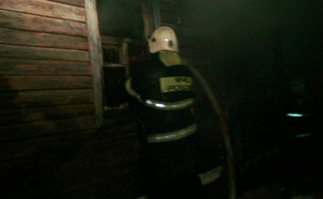 На пожаре в Тульской области погиб мужчина