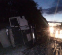 В лобовом столкновении BMW и грузовика Scania пострадал 9-месячный ребенок