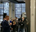 Тульский пресс-центр видеоконференции Владимира Путина посетил Алексей Дюмин