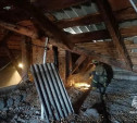 Огнеборцы спасли человека при пожаре в поселке Дубовка  Узловского района