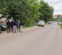 В Туле на улице Замочной отремонтировали дорогу