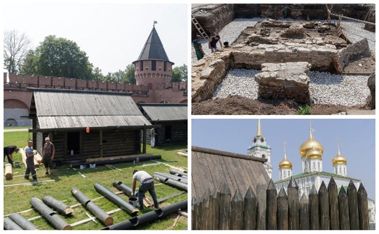В Тульском кремле строят осадные дворы и «археологическое окно»