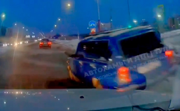 «Бешеный» ВАЗ встретили на Восточном обводе в Туле