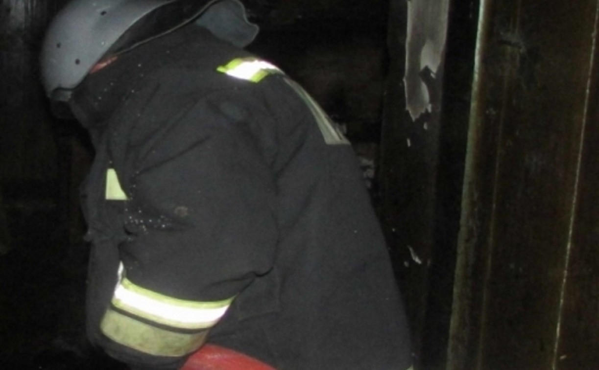 В Белёвском районе на пожаре погиб мужчина