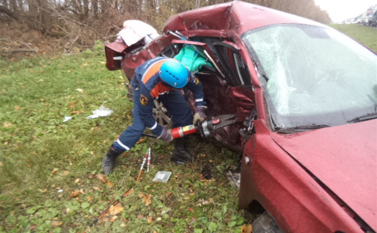 В тройном ДТП в Щёкинском районе погибла пассажирка «Фольксвагена»