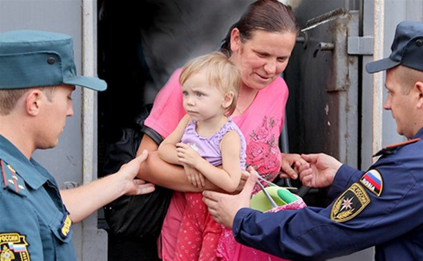 В Тулу прибыли 450 беженцев c Украины